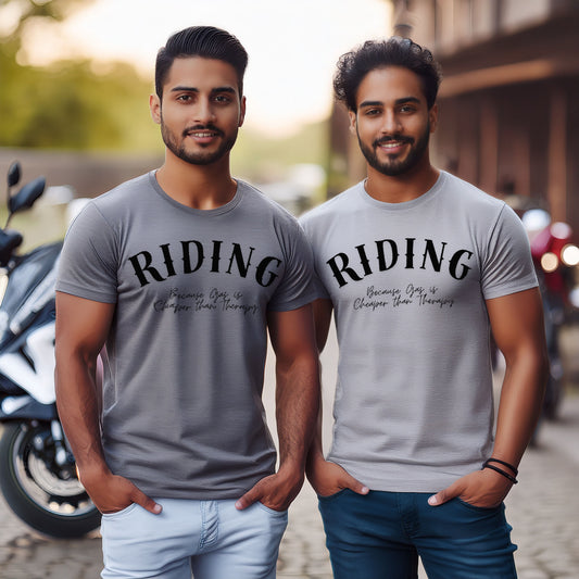 Rev Up Your Style: Wind Therapy T-Shirt for Bikers & Riders!