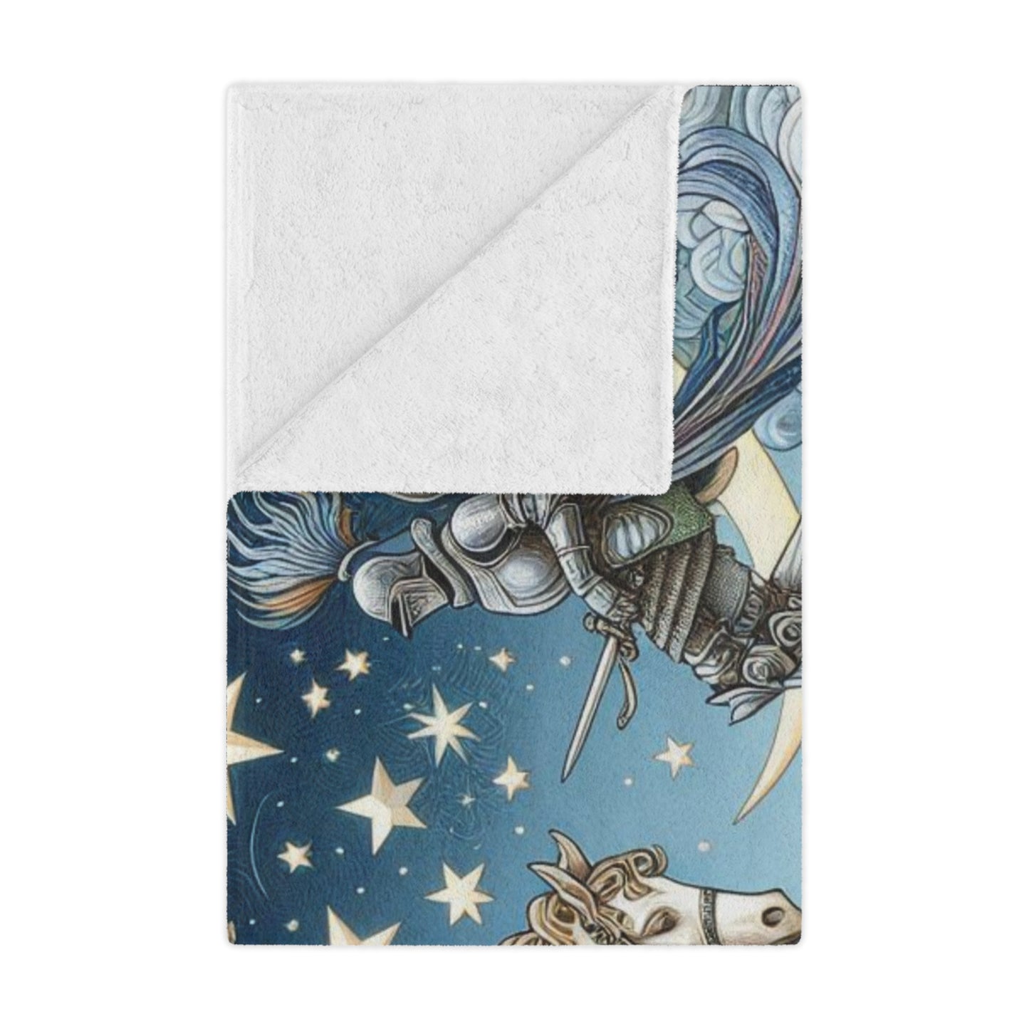 Heroes Duel - Whimsical Fantasy Microfiber Blanket