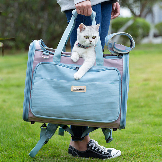 Pet Breathable Shoulder Handbag: Puppy or Cat/Kitten