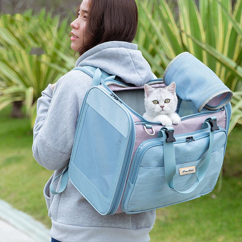 Pet Breathable Shoulder Handbag: Puppy or Cat/Kitten